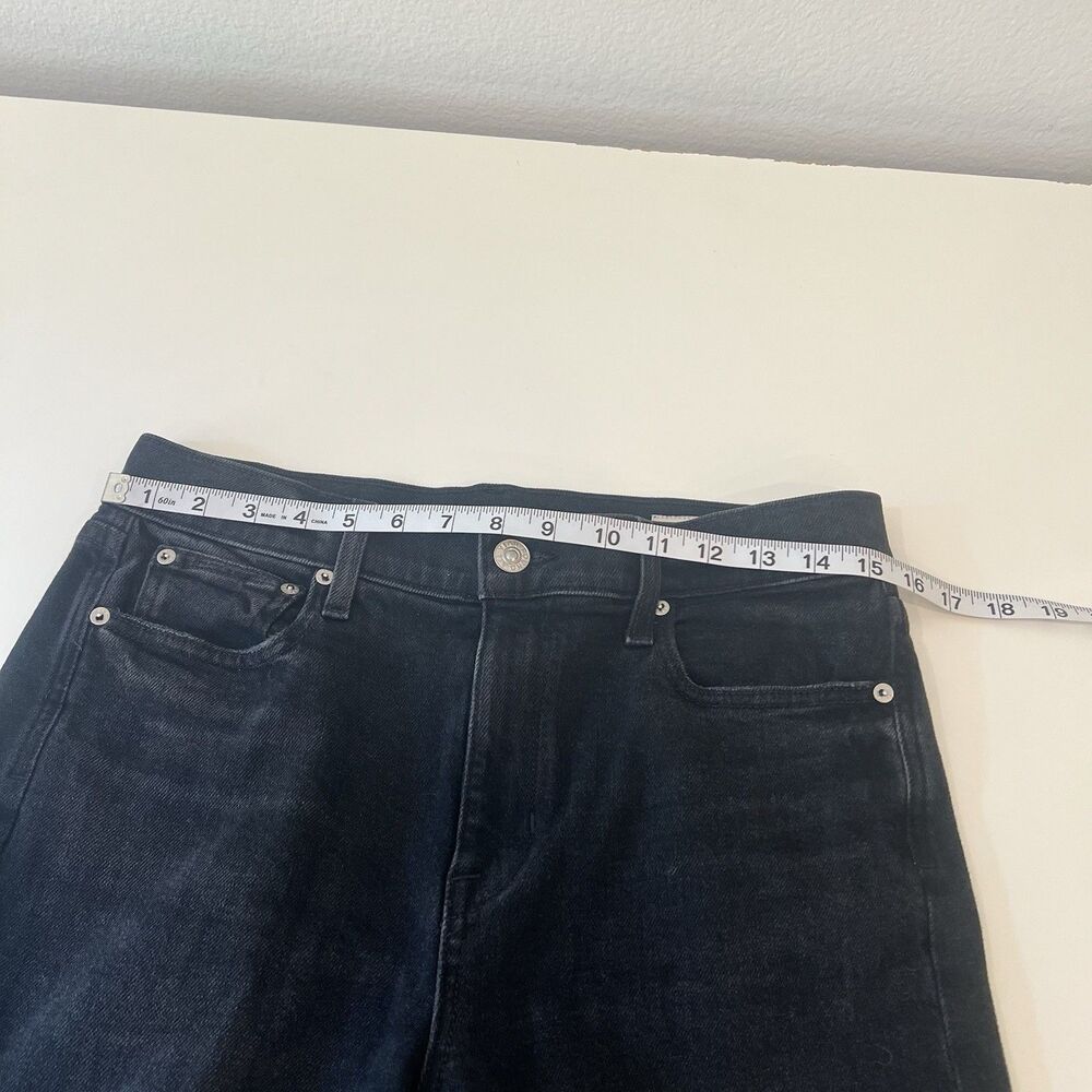 AYR The Secret Sauce High Rise Wide Straight Jeans Date Night Black Wash 28S - Picture 6 of 8
